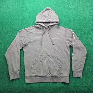 Columbia‎ Hoodie Mens Small Green Long Sleeve Pullover Sweatshirt Hiking Casual